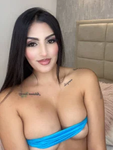 AriaaMoon_ Blue Lingerie Poză 7