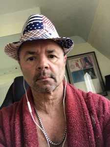 hotdadbod Sexy morning--Red robe and hat Pic 3