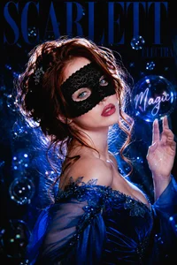 Scarlett_Electra Royal blue MAGIC teaser Pic