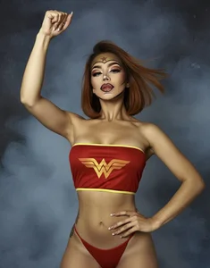 Catvalentine_Cosplay Wonder Woman🦸🏻‍♀️💪🏼图片 5