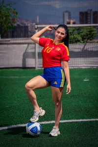 paola_rodriguez 💋⚽ Your favorite player has just stepped onto the field. Pic