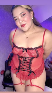 VanessaKalo Red lingerie Pic 2