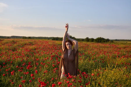 In the poppy field