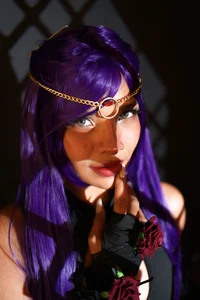 ari_kitsune Raven 🥵💦🙈💜 Foto 7