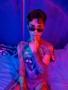OwenBluee Body paint on my sexy body Immagine  5