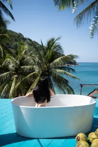 Kurohyooo relaxing on the beach Εικόνα 8