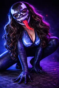 alice__tylor Shhh… I’m here… Spider Girl is in town 🕷️” “Today I’m going to catch my favorite prey…” slika