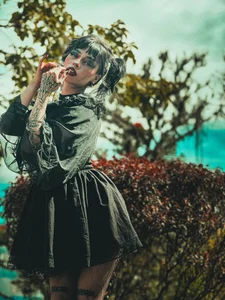 Kitty_arts's 🎀🌚 like a tim burton doll that came out of hell to a halloween party 🎃🔥 Sex Photo 5