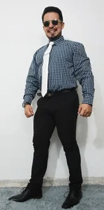 KalethBigDick plaid outfit Pic 6