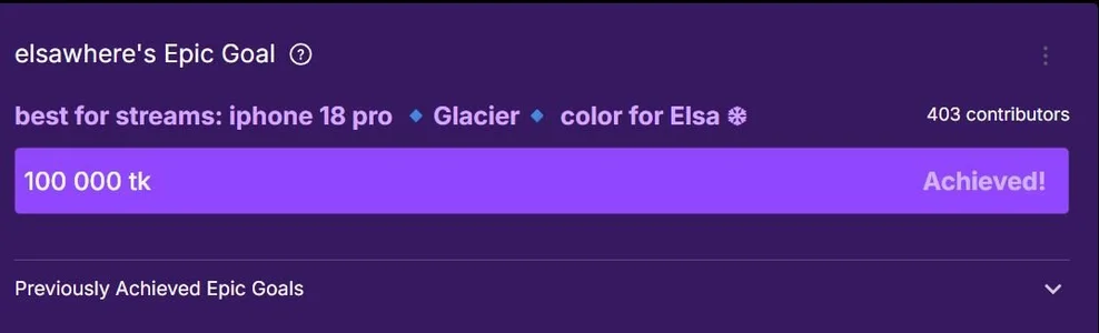 elsawhere 🤍THANK YOU🤍 epic goal: iphone 18 pro 🔹Glacier🔹 color for Elsa ❄ Pic