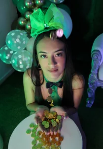 Mia_scarlet69 Lucky St Patricks 💚🪙🍀 사진 6