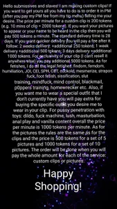 Zdjęcia GoddessMonika Custom Clip&Custom Photo Sets Details: 