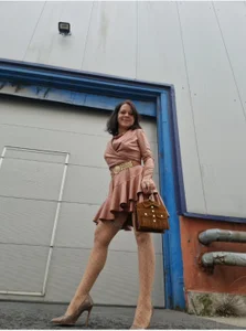 Lissabeta Dress leather Immagine 