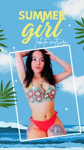 tokito_mitsuri I would like to live a warm adventure on the beach with you Immagine  2