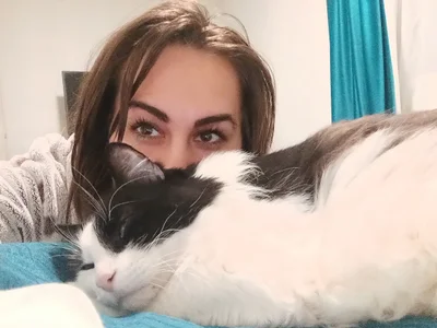 Antonia_1313 me and Kitty Poză