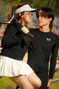 Would you like to play tennis with us? 💦🔥 od Daphne_And_Roger  7 snímek