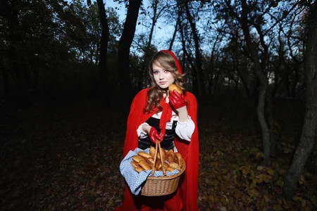 SelinSwarovskiのLittle Red Riding Hoodの 3枚の写真