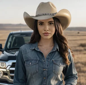 Anita_Robby Seductive cowgirl Pic