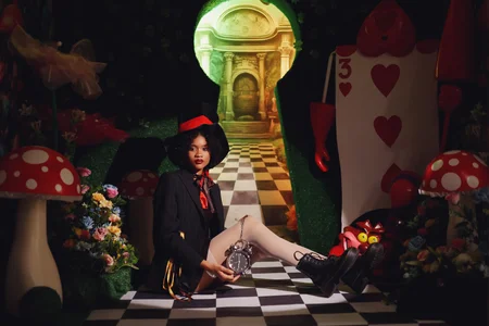 Aprillbrunette Halloween 2024 🎃 Alice in Wonderland Pic 6