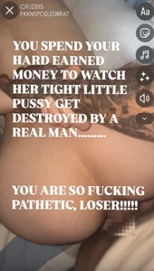 cruz815 You're a fucking loser. Pic 3