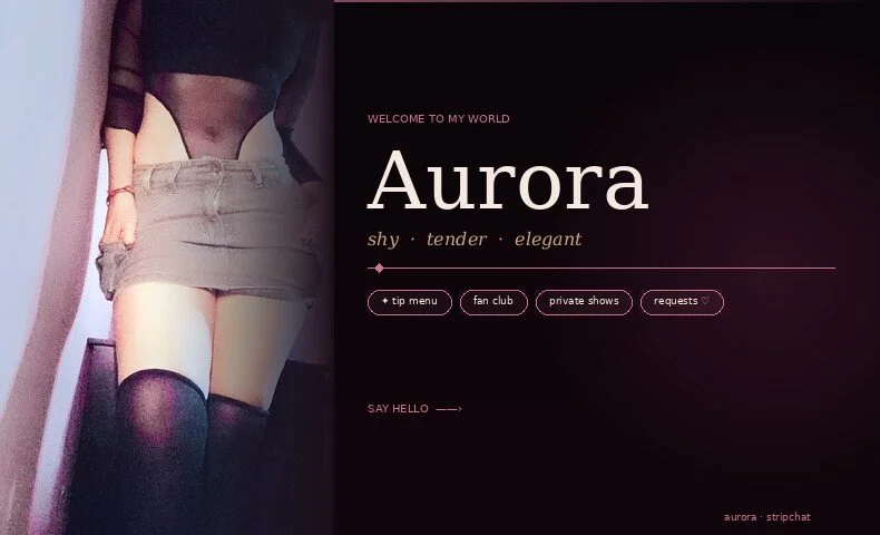 แชท XXX ออฟไลน์ของ Aurora-Luz
