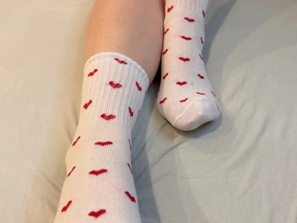 Sockenlady offline XXX-chatje