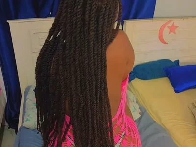 Thickyebony Couple Ebony Cam Striptease