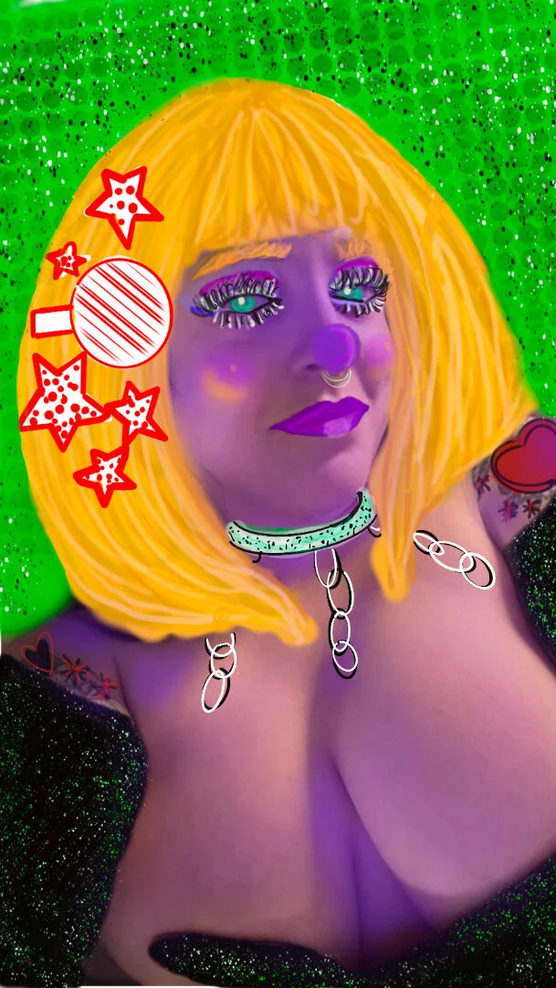 XXX Porn Photo of Nude kitkathecartoonclown 13