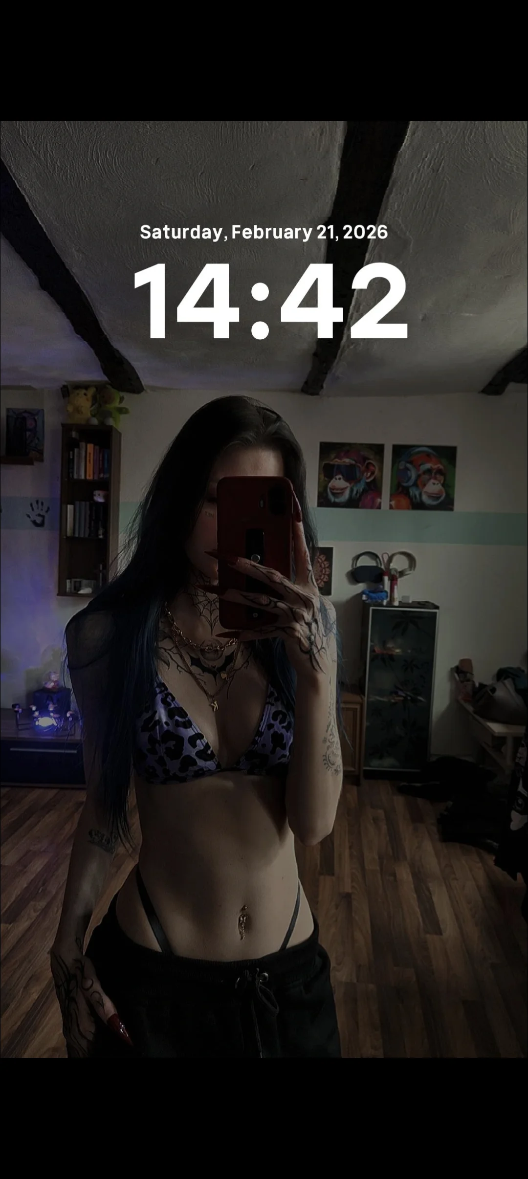 XXX Porn Photo of Nude BlueVelvetBat420 4