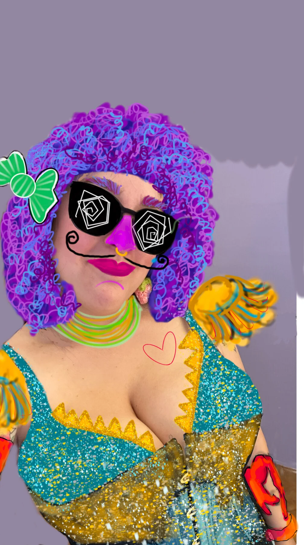 XXX Porn Photo of Nude kitkathecartoonclown 11
