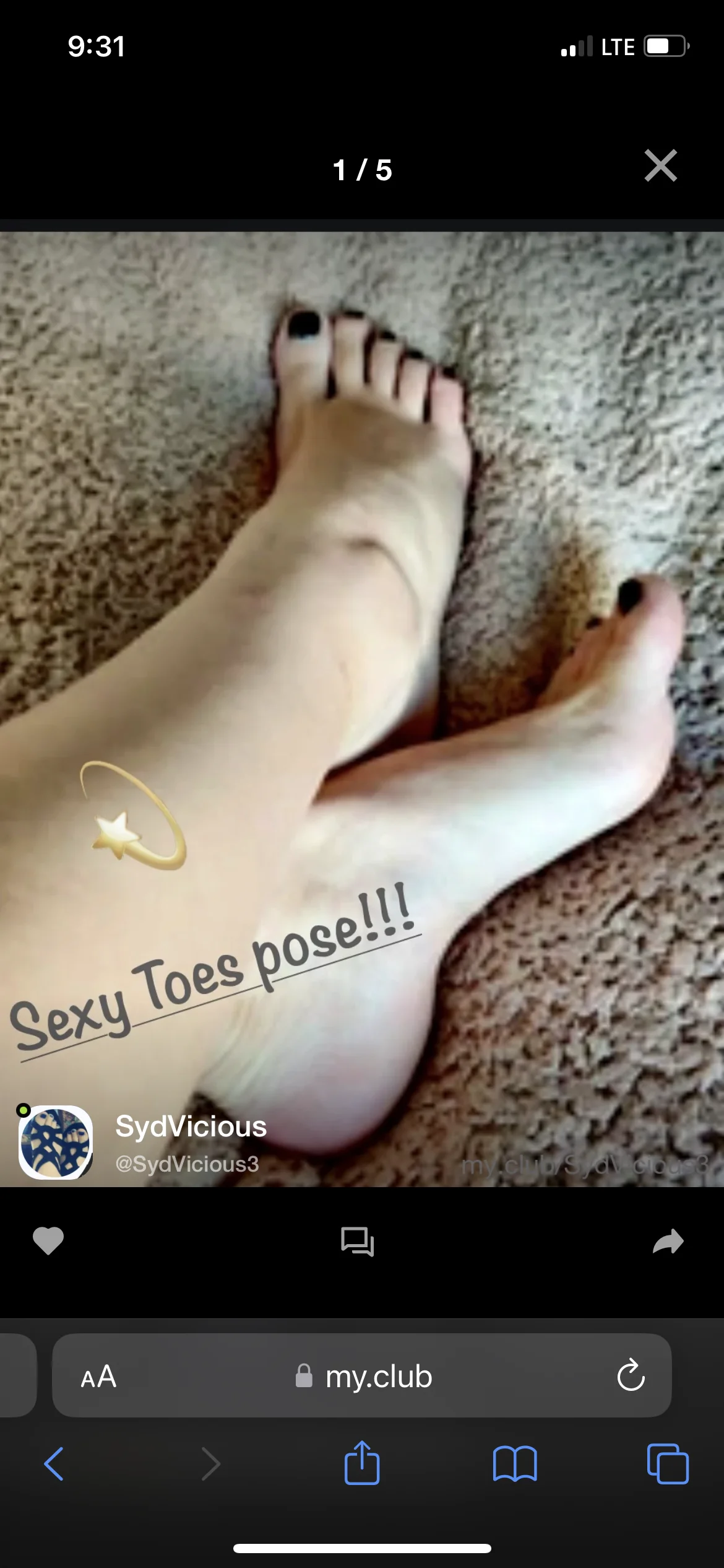 XXX Porn Photo of Nude SydViciousxo 2