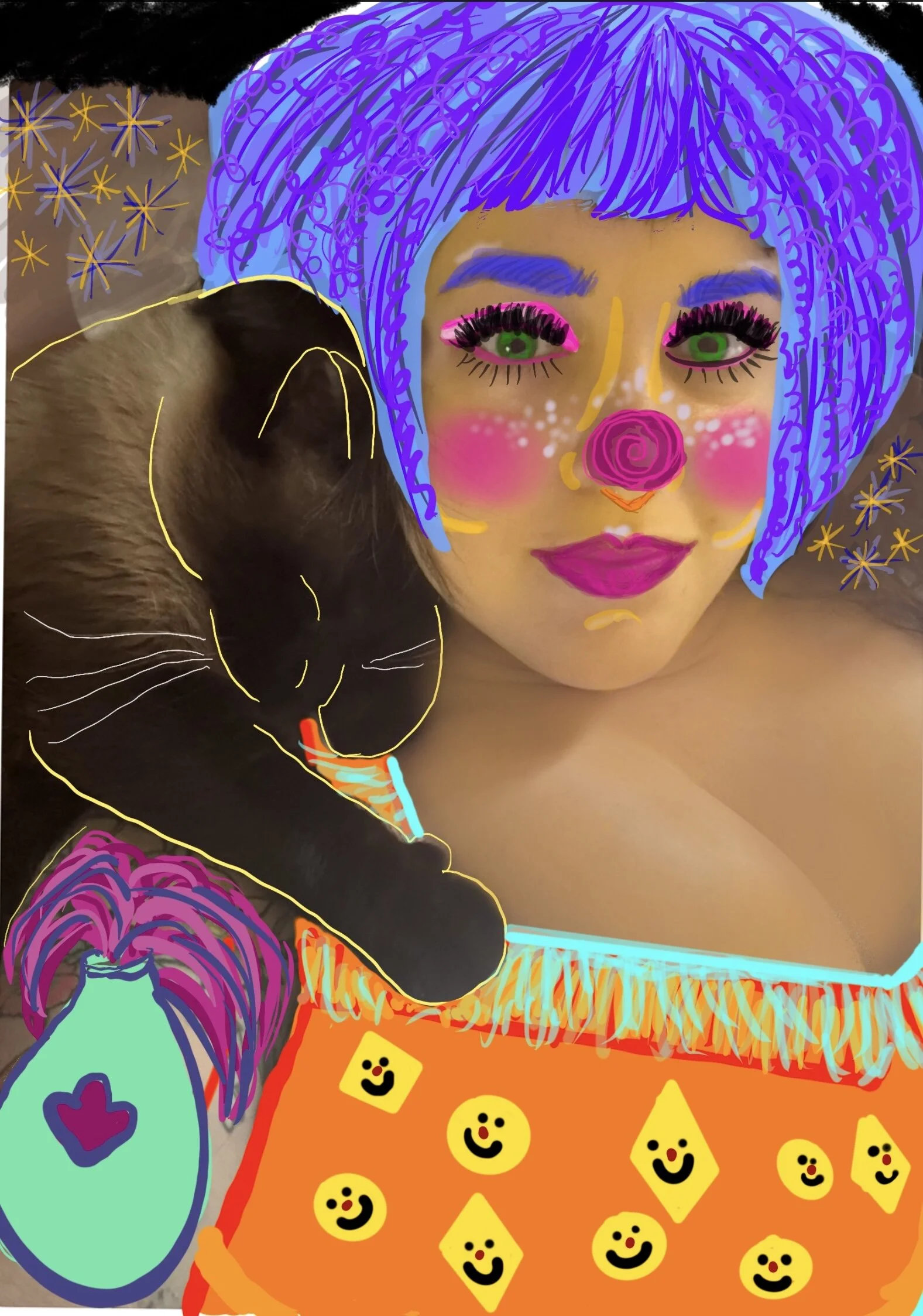 XXX Porn Photo of Nude kitkathecartoonclown 12
