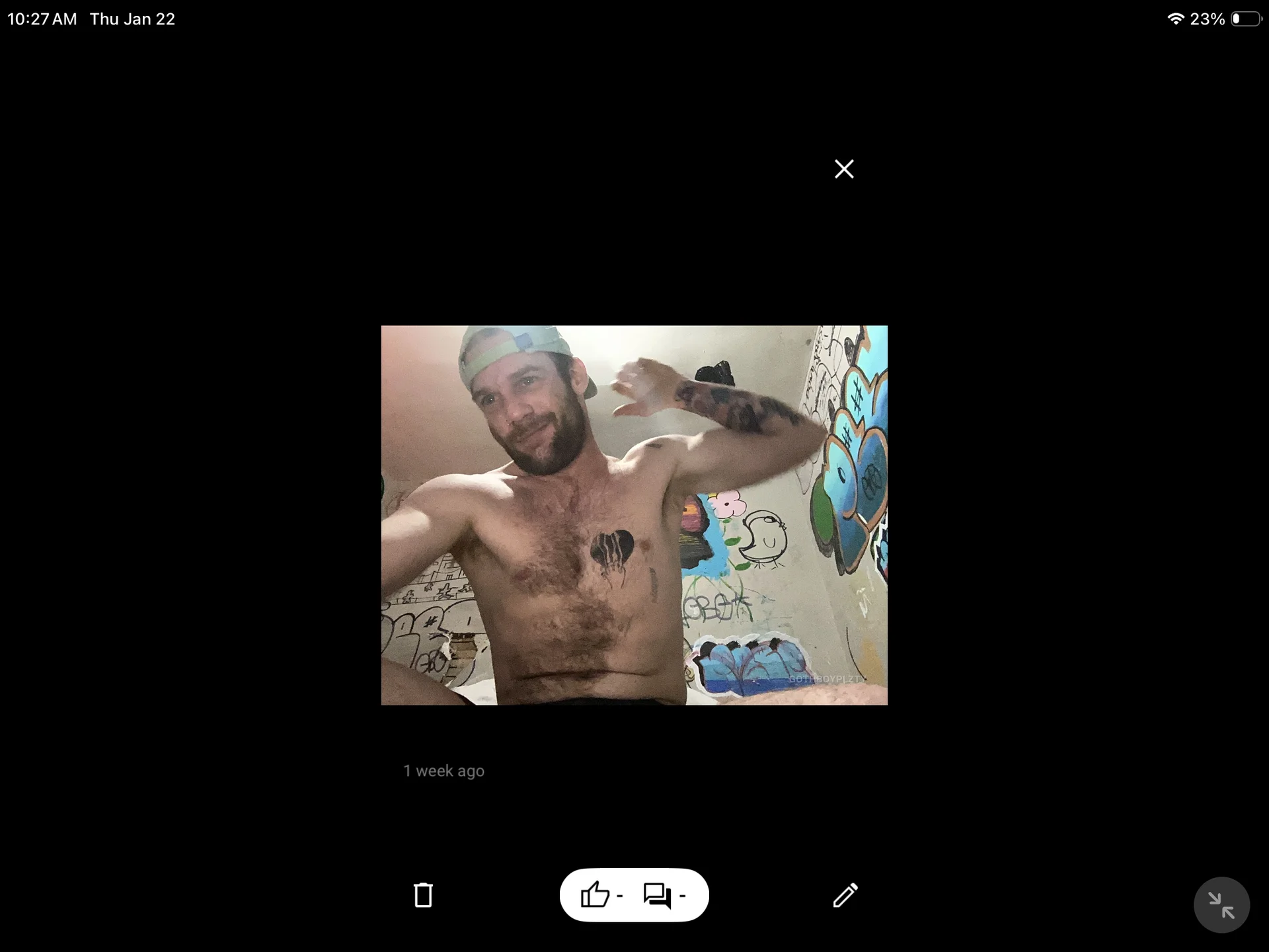 XXX Porn Photo of Nude gothboiplzty 3