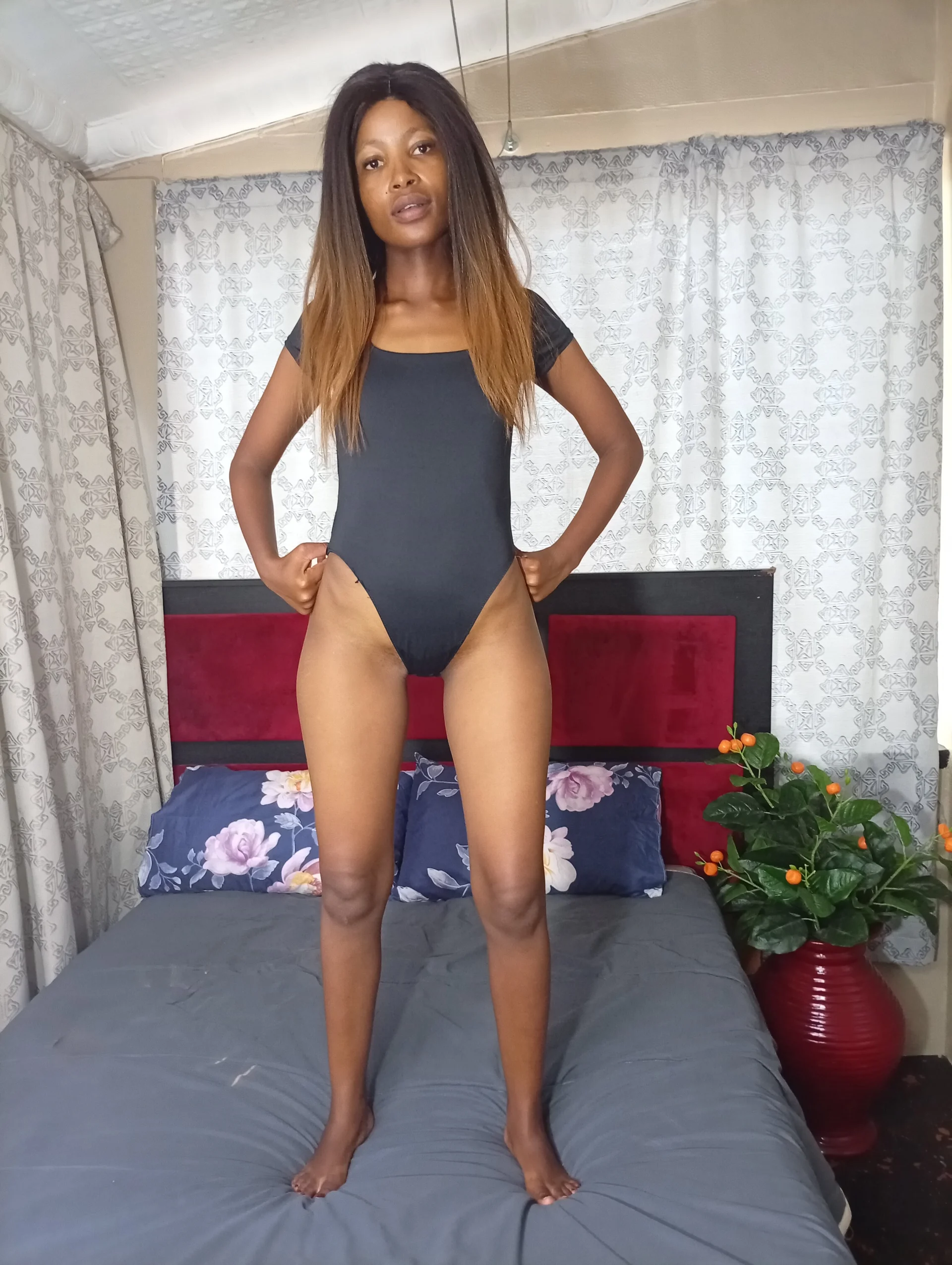 XXX Porn Photo of Nude EbonySexySlim 9