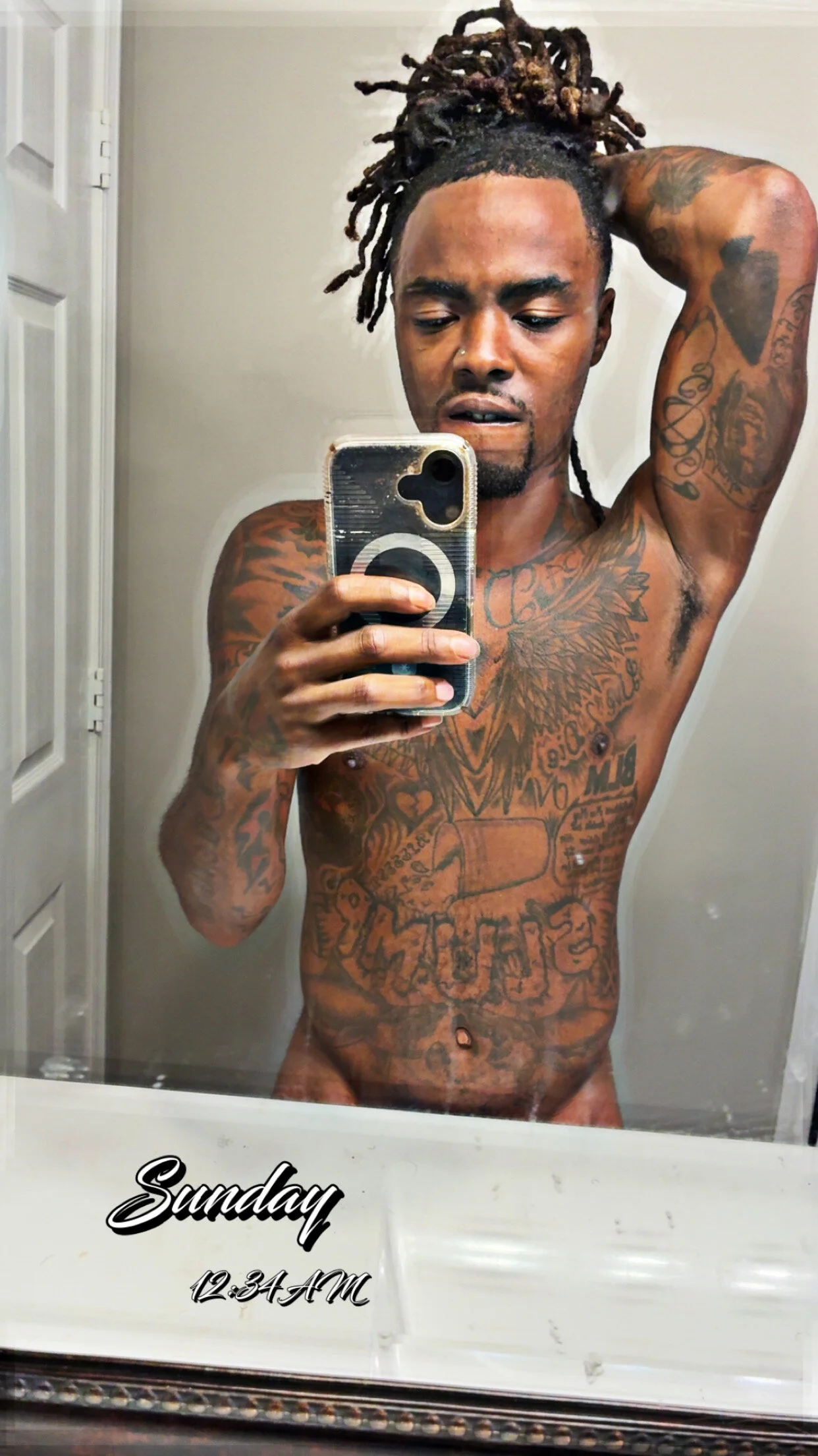 XXX Porn Photo of Nude TattedRasta2x0 4