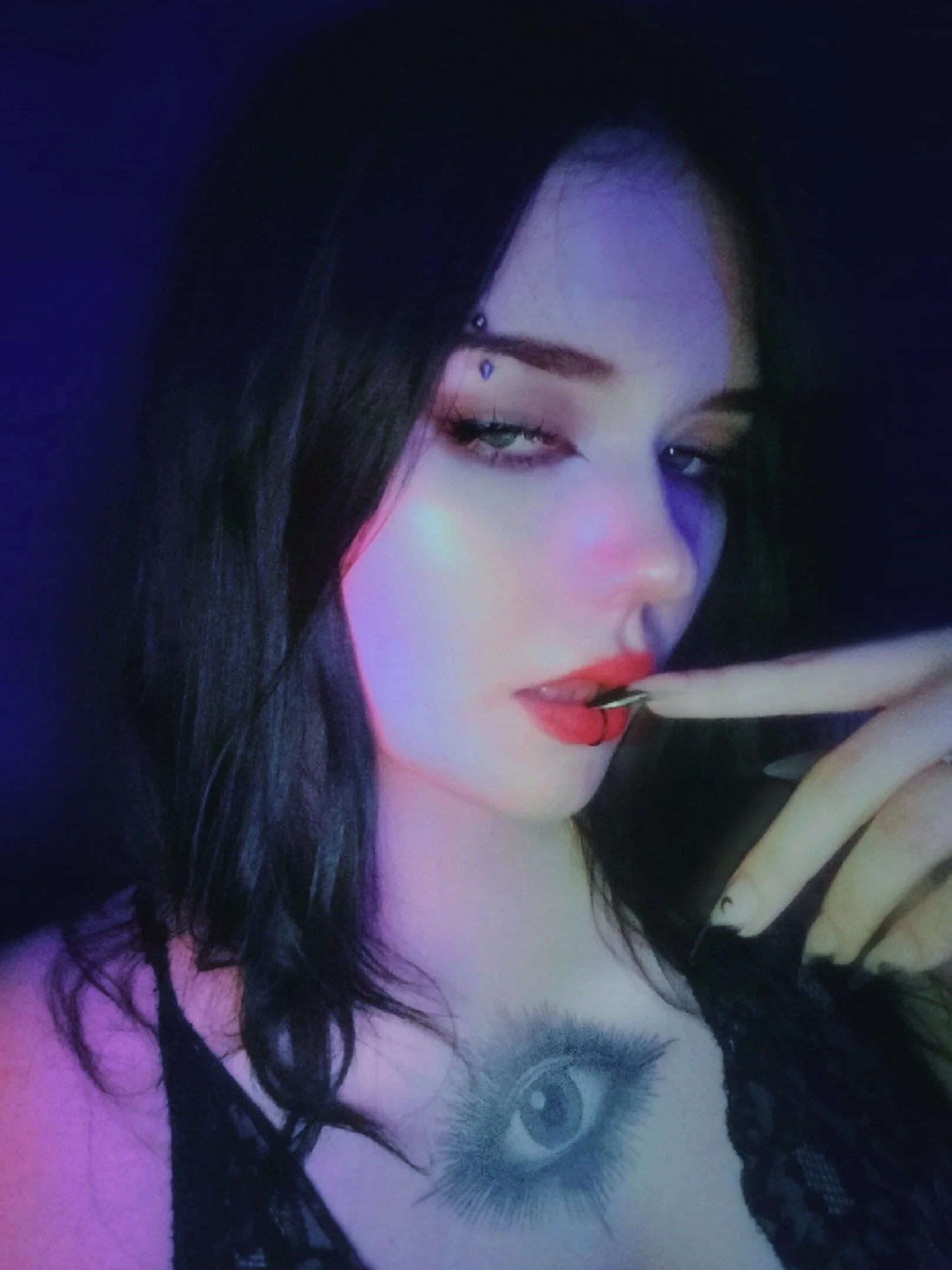 XXX Porn Photo of Nude boob-lick 13