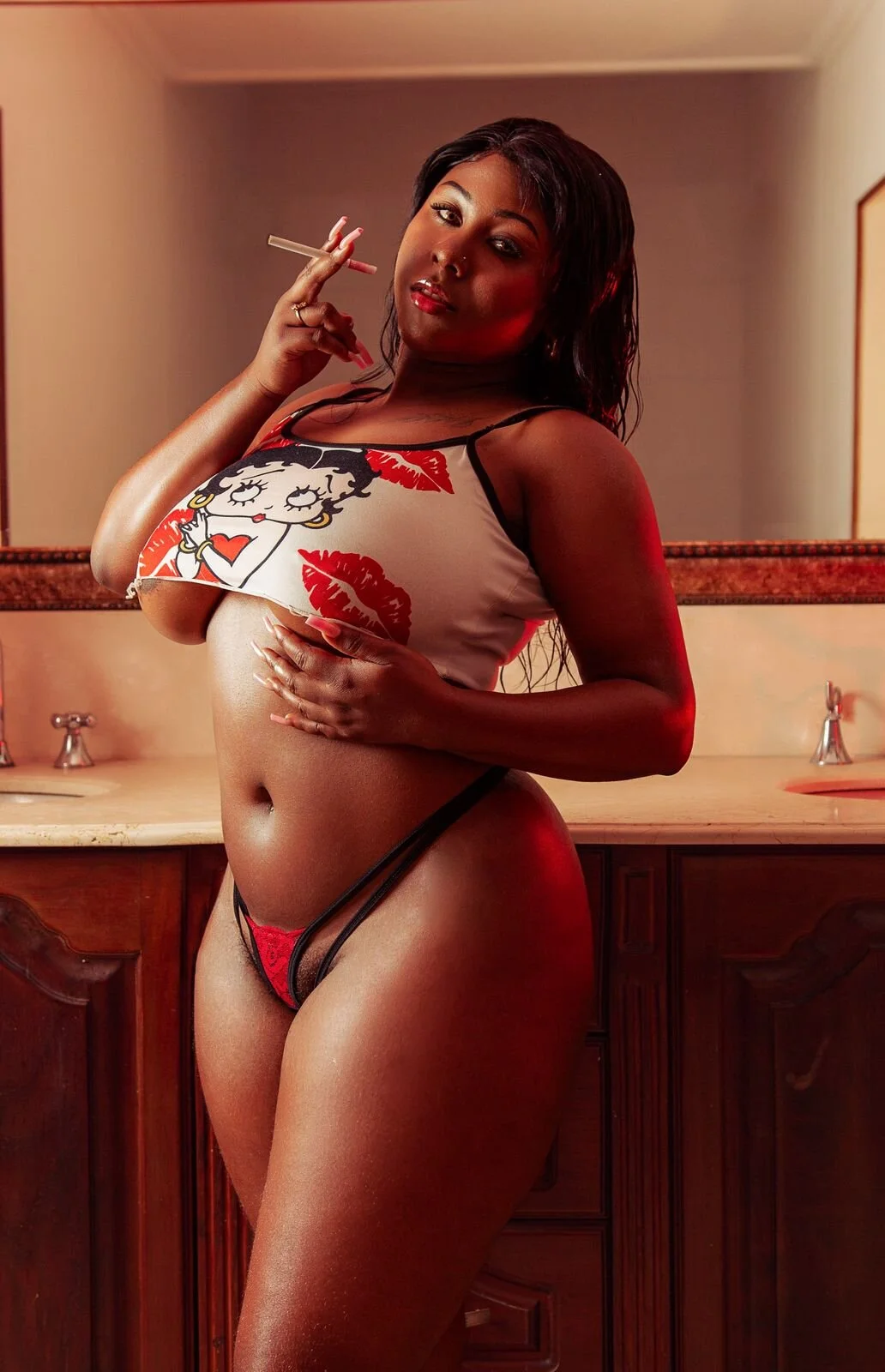 XXX Porn Photo of Nude AngelThroatt 10
