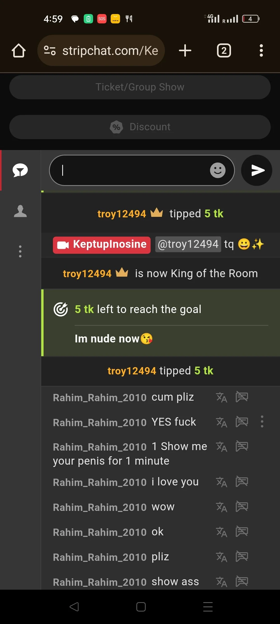 XXX Porn Photo of Nude KeptupInosine 20