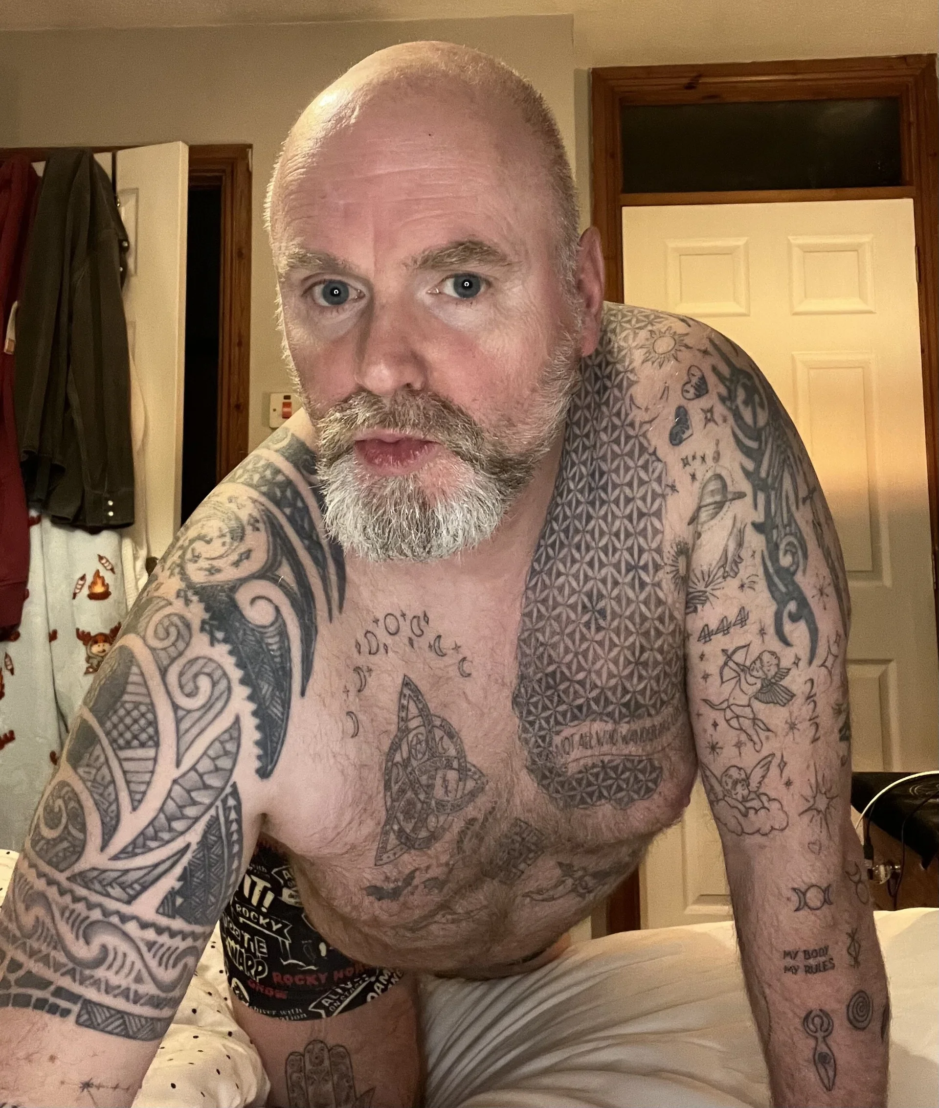 XXX Porn Photo of Nude Tattooed_Dilf_01 6