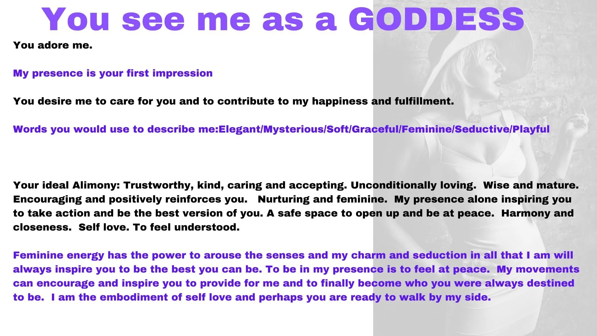 XXX Porn Photo of Nude GoddessAlimony 105