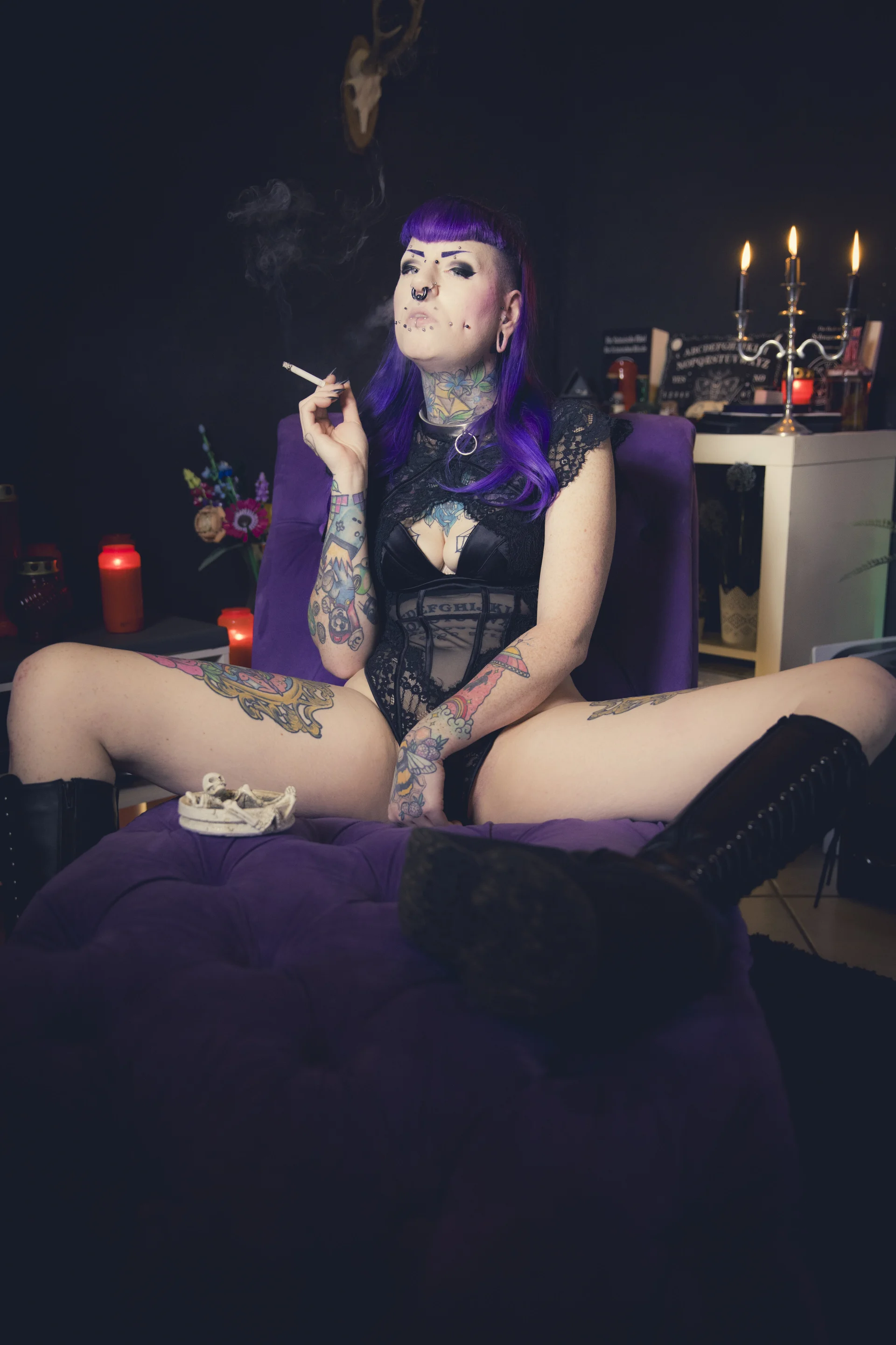 XXX Porn Photo of Nude Purple_Coffin666 8