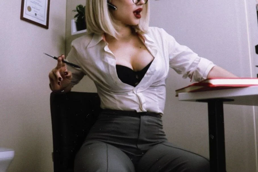 XXX Porn Photo of Nude Office_Siren 5