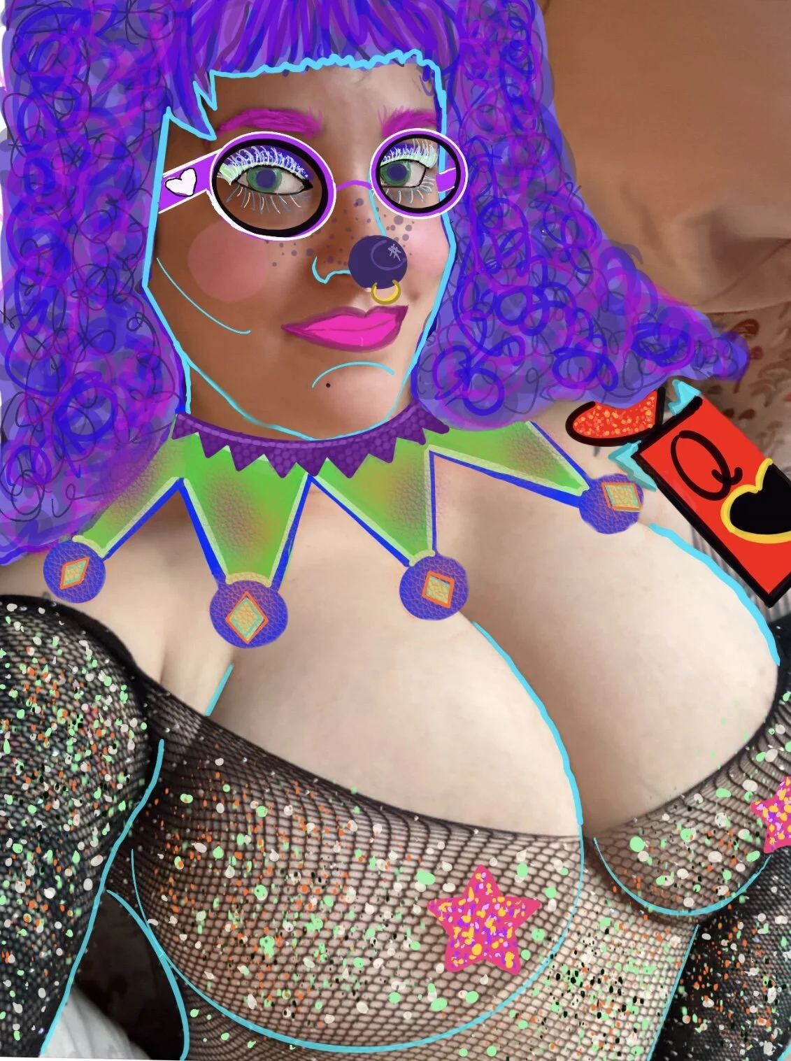 XXX Porn Photo of Nude kitkathecartoonclown 14
