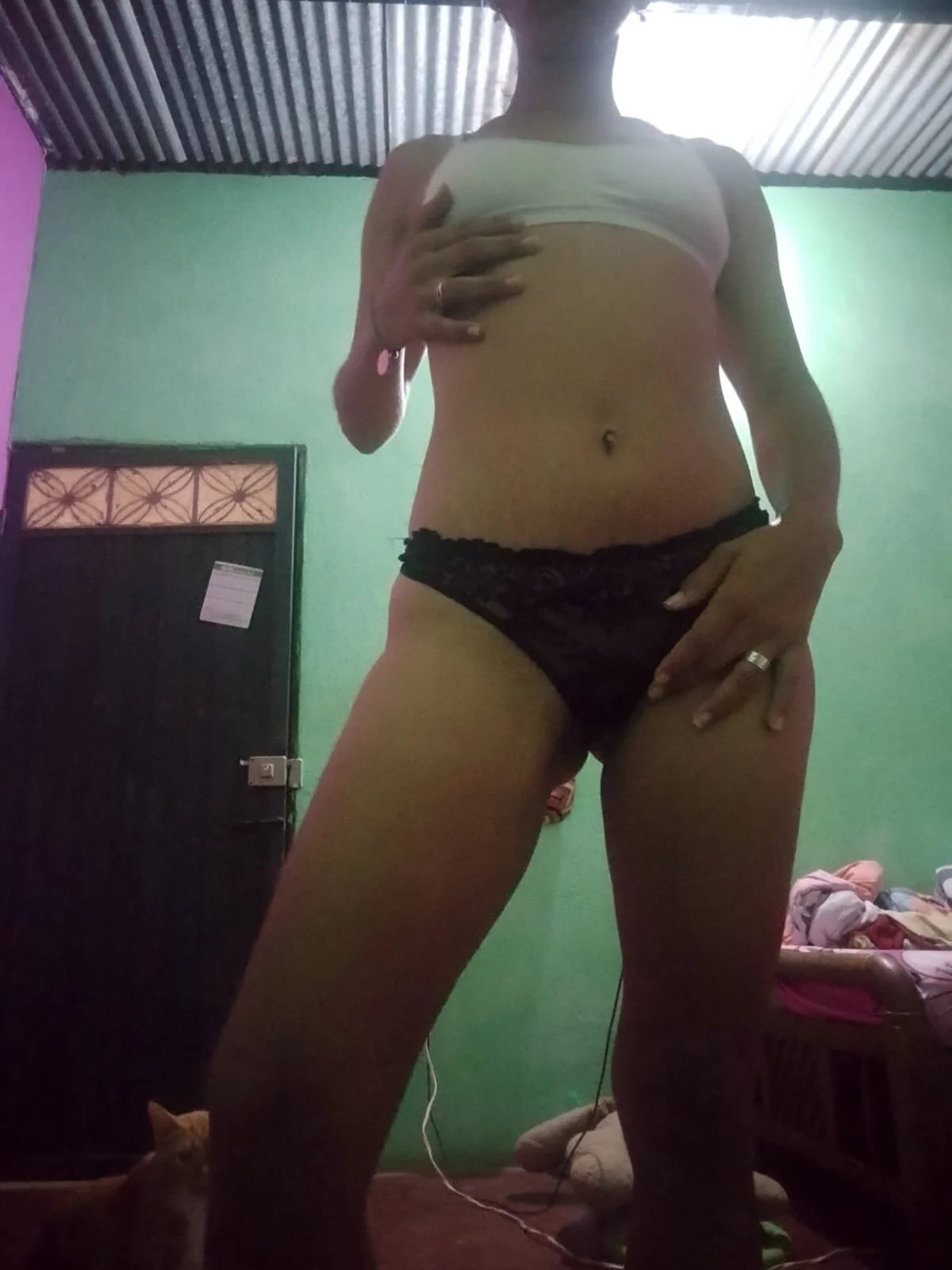 XXX Porn Photo of Nude HotwifeLatinCuckoldCouple 10