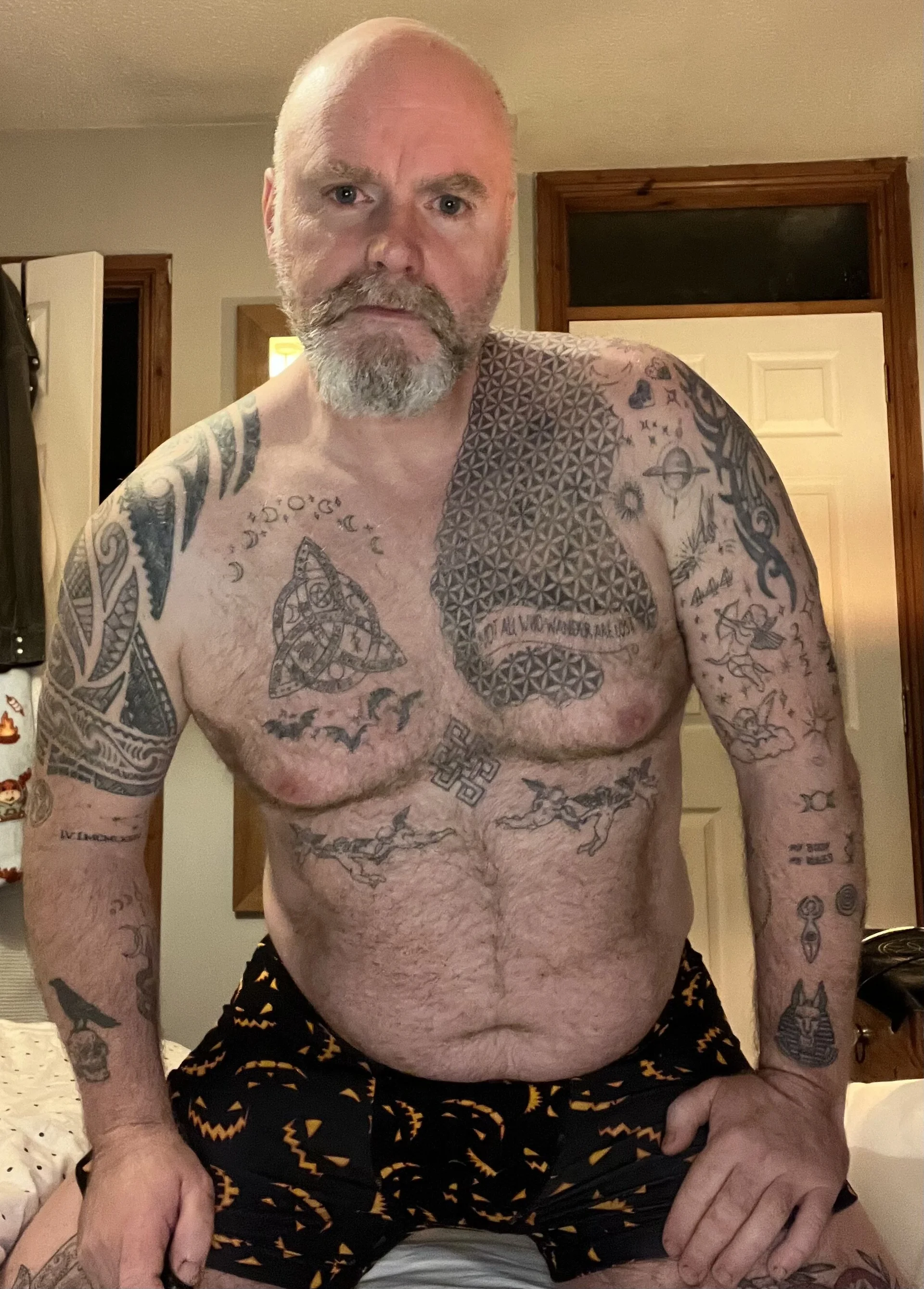 XXX Porn Photo of Nude Tattooed_Dilf_01 7
