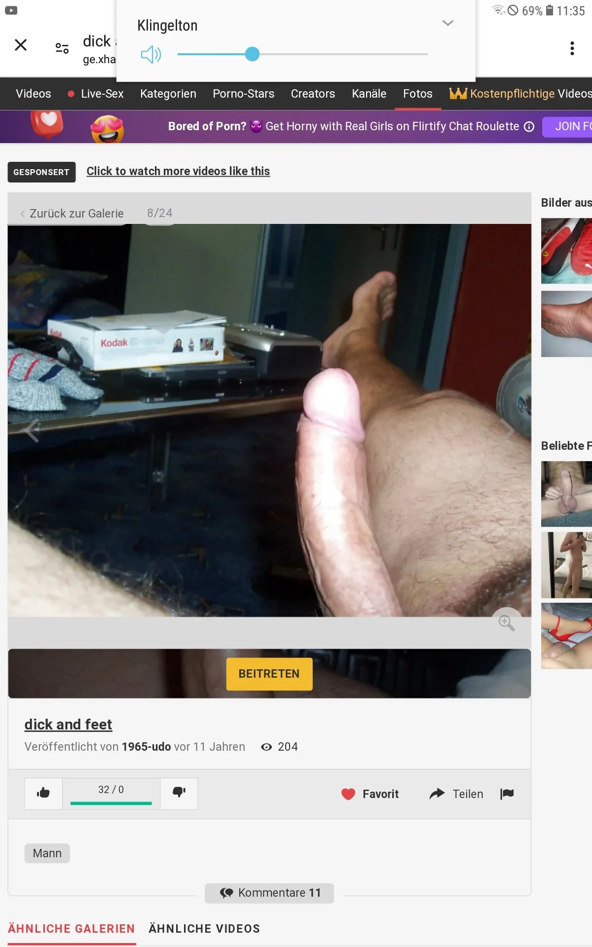 XXX Porn Photo of Nude Vorhautschwanz 50