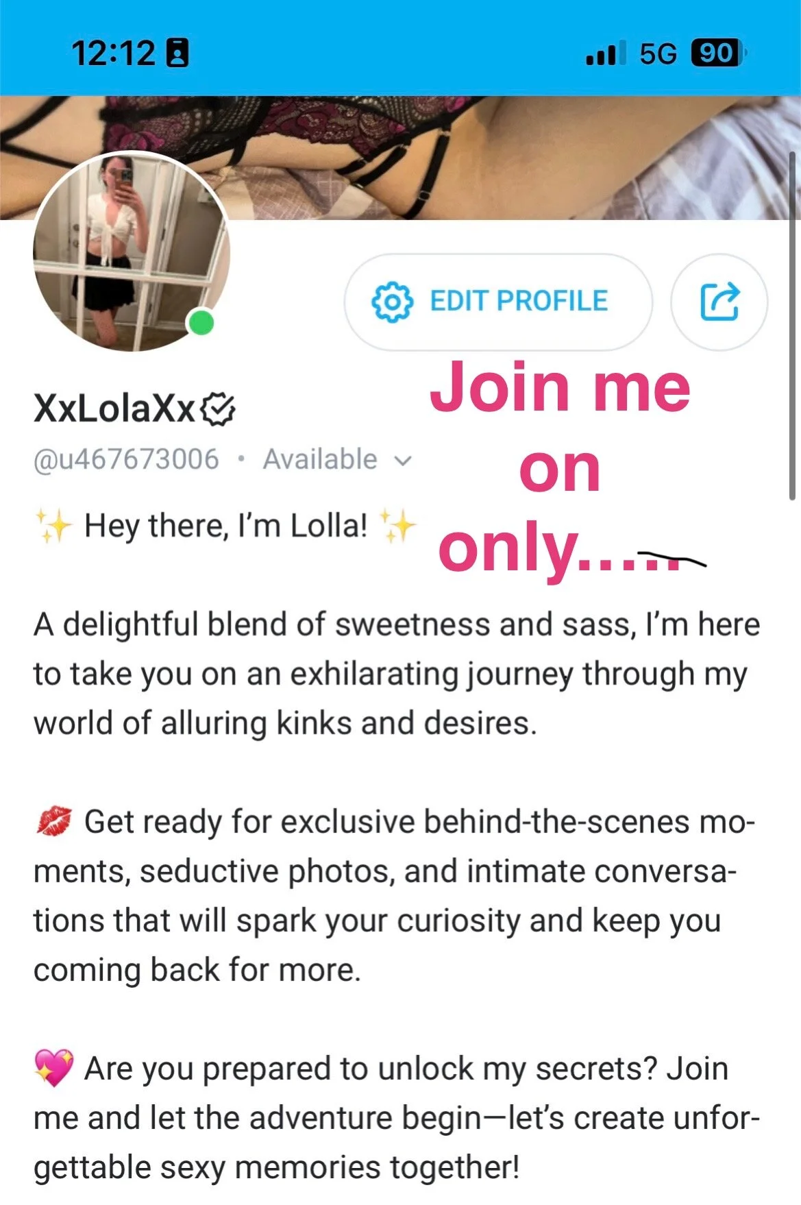 XXX Porn Photo of Nude XXlolaXX 1