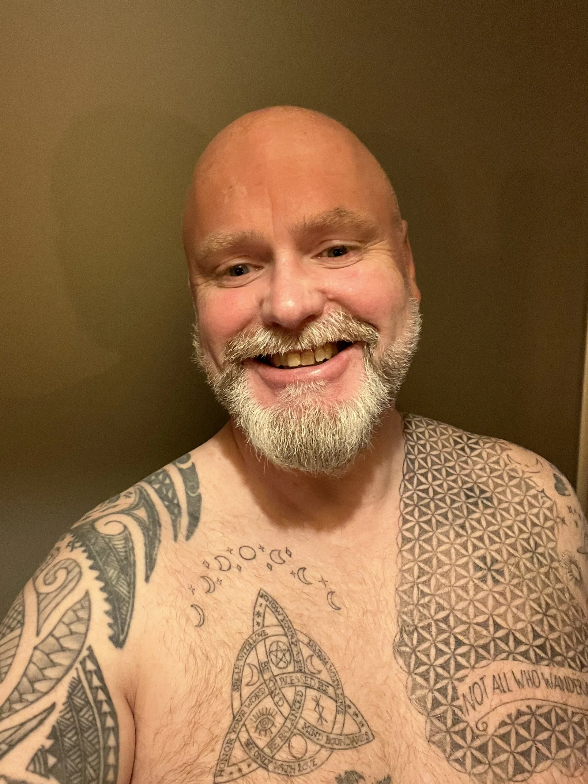 XXX Porn Photo of Nude Tattooed_Dilf_01 2