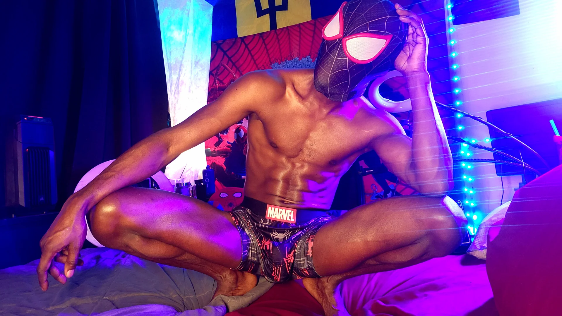 XXX Porn Photo of Nude BlackLewdSpidey 4